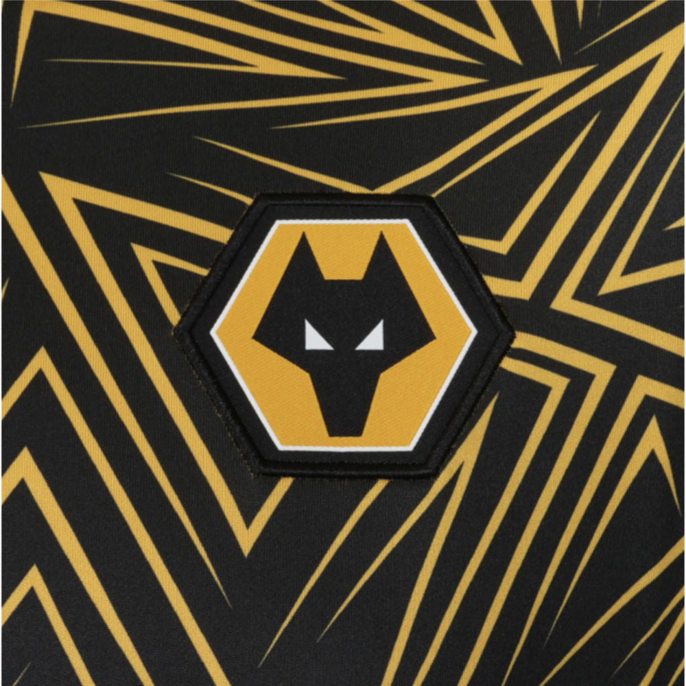 2025-2026 Wolves Home Pre-Match 1/4 Zip Top (Black)_3
