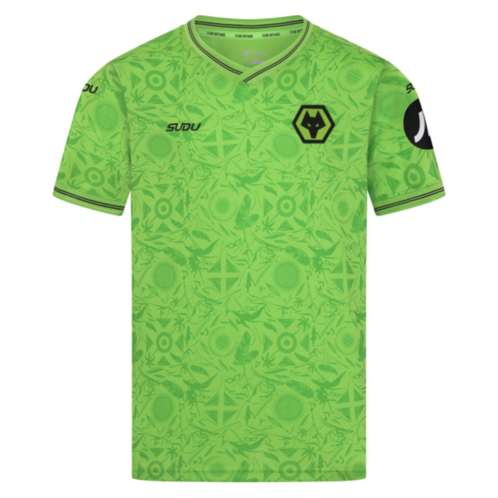 2025-2026 Wolves Goalkeeper Third Shirt (Green) - Kids_3
