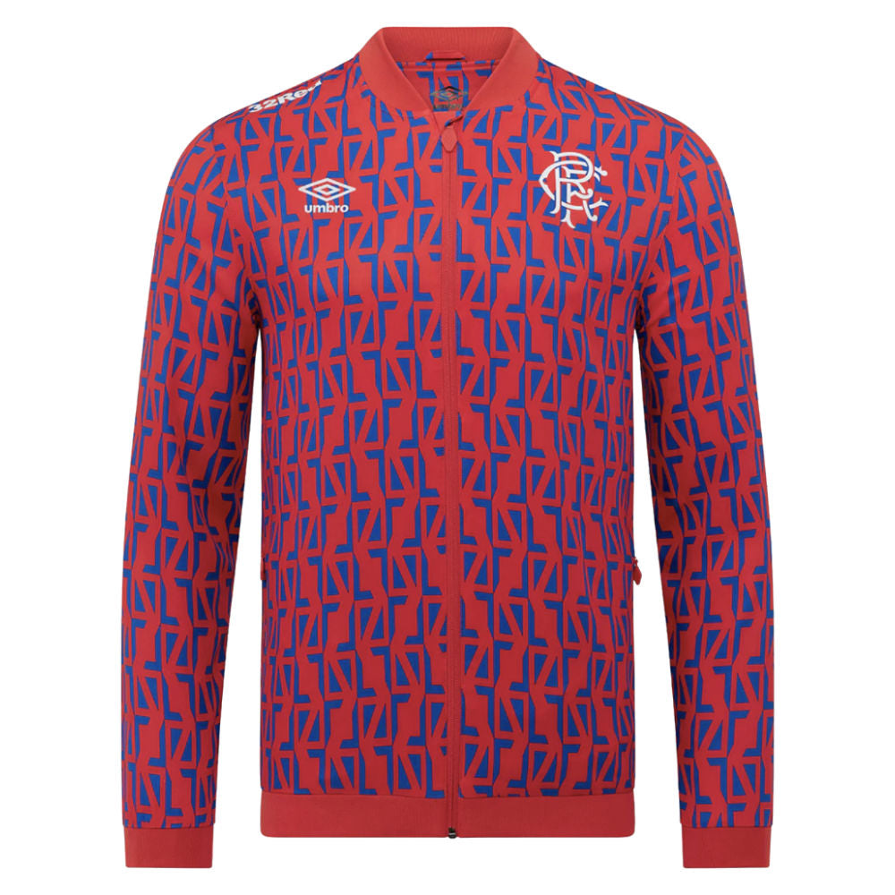 2025-2026 Rangers Away Pre Match Jacket (Red)_2