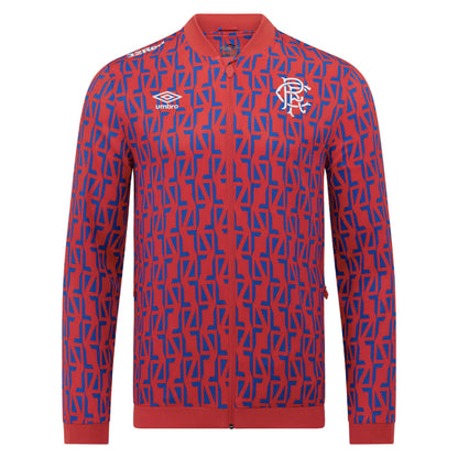 2025-2026 Rangers Away Pre Match Jacket (Red)_2