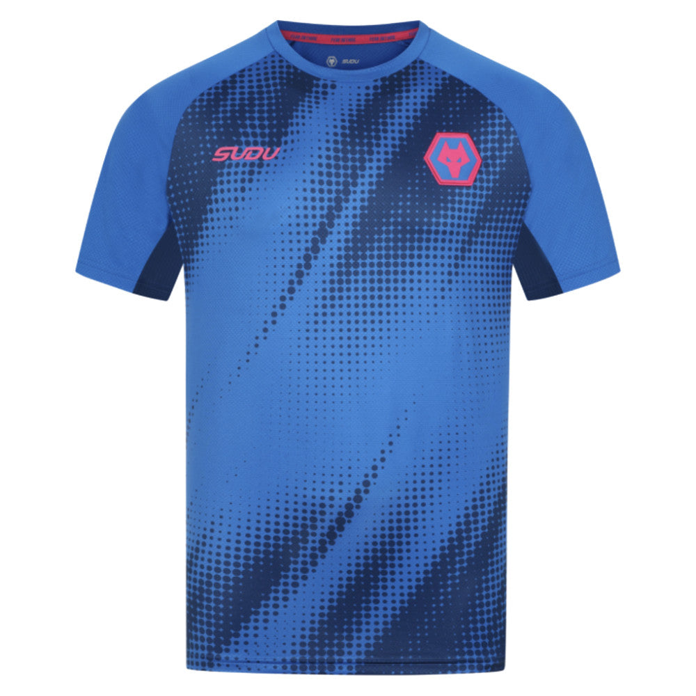2025-2026 Wolves Players Training T-shirt (Lapis Blue)_2