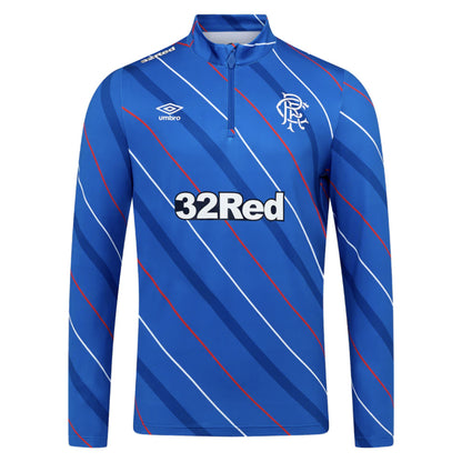 2025-2026 Rangers Pre Match Training Top (Blue)_2