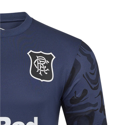 2025-2026 Rangers Third Pre Match Short Sleeve Tee (Indigo)_2