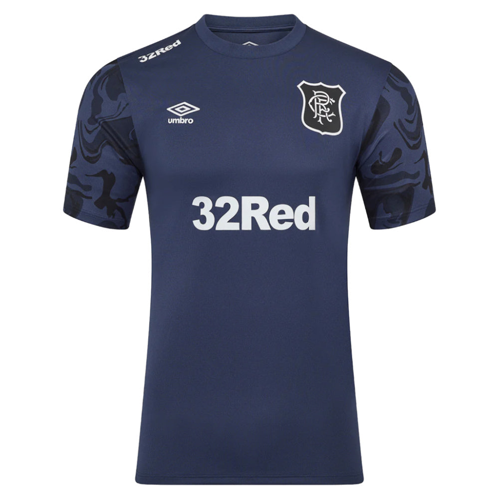 2025-2026 Rangers Third Pre Match Short Sleeve Tee (Indigo)_2