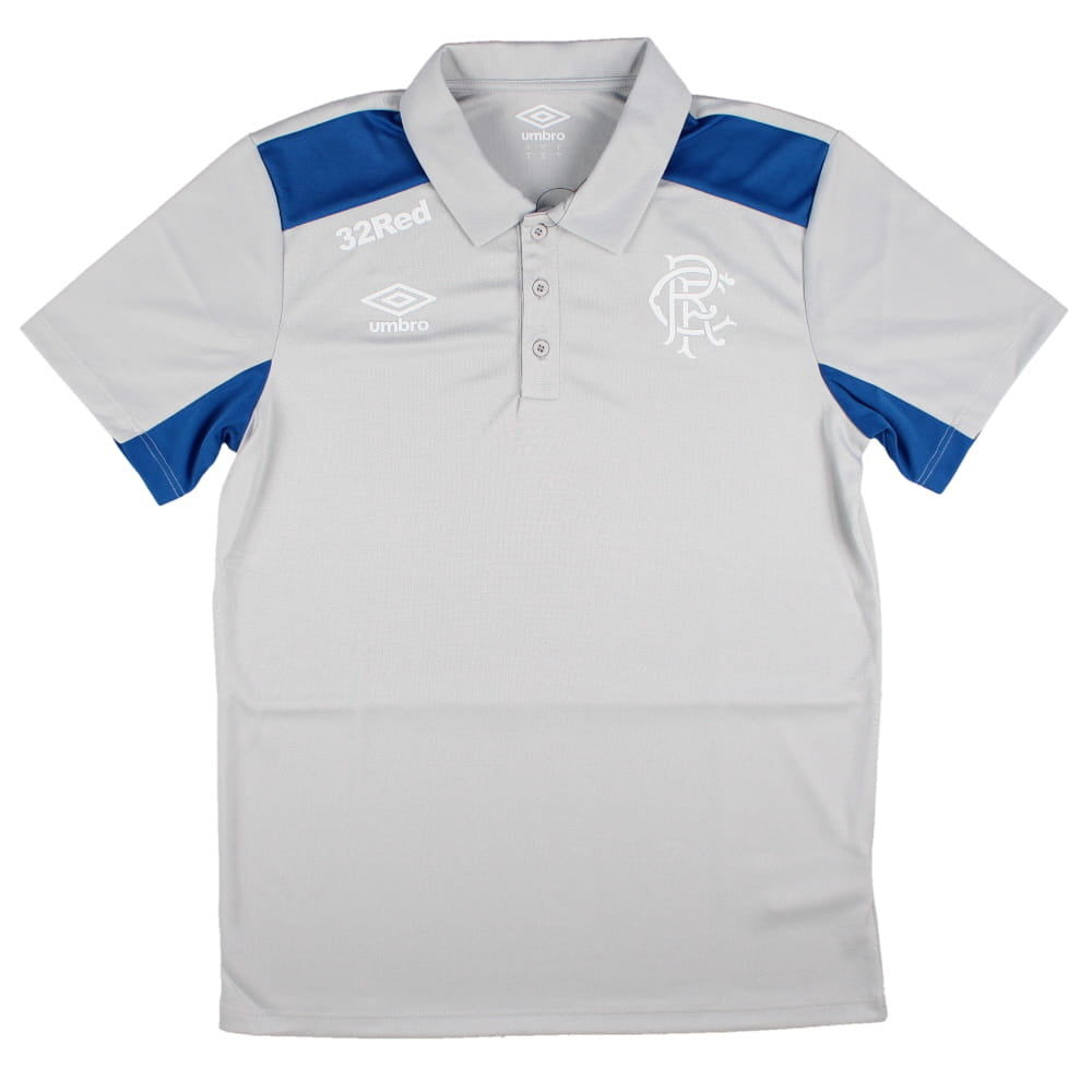 2025-2026 Rangers Presentation Polo Shirt (Micro Chip Grey)_1
