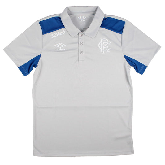 2025-2026 Rangers Presentation Polo Shirt (Micro Chip Grey)_1