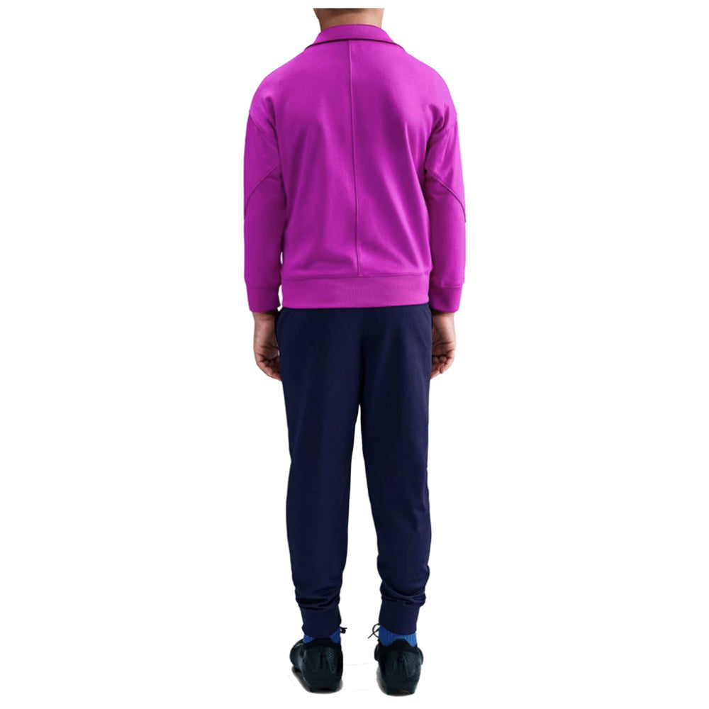 2025-2026 Barcelona Strike Dri-FIT Football Knit Tracksuit (Purple) - Little Kids_3
