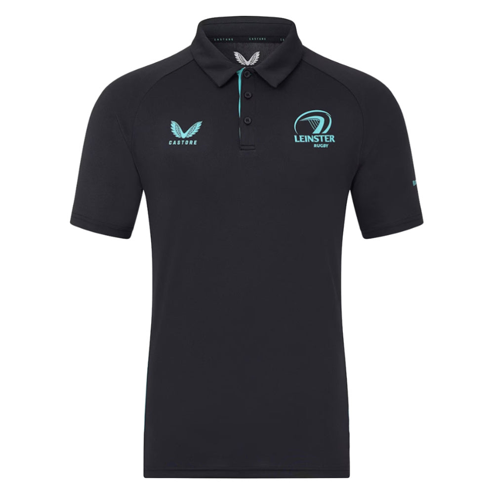 2025-2026 Leinster Rugby Presentation Polo Shirt (Graphite)_3