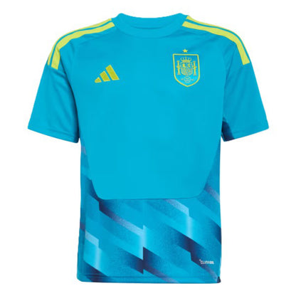 2026-2027 Spain Home Goalkeeper Shirt (Aqua) - Kids_1