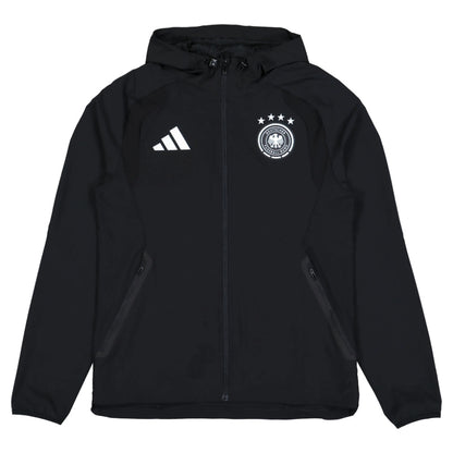 2026-2027 Germany Tiro Travel Full Zip Windbreaker (Black)_3