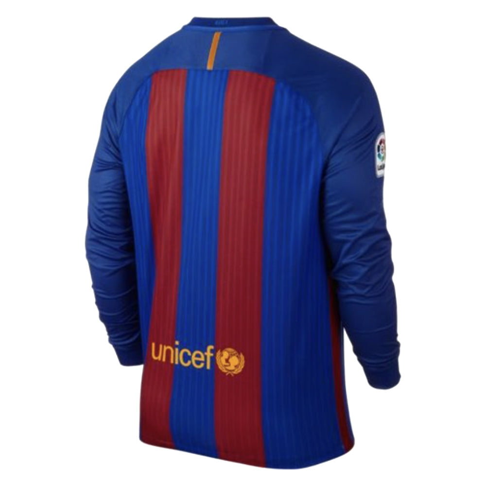 2015-2016 Barcelona Long Sleeve Home Shirt_1