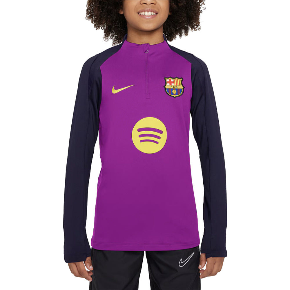 2025-2026 Barcelona Strike Drill Top (Vivid Purple) - Kids_1