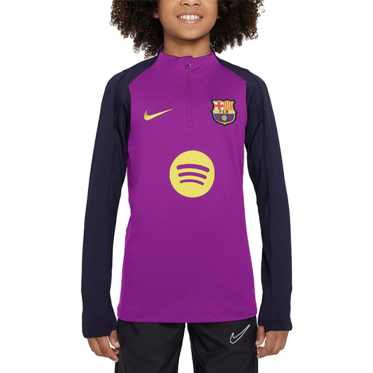 2025-2026 Barcelona Strike Drill Top (Vivid Purple) - Kids_1