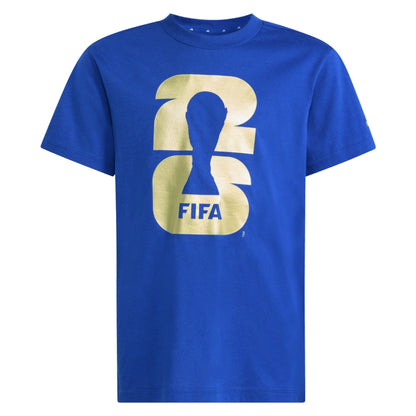 FIFA World Cup 2026 Official Emblem T-Shirt (Blue) - Kids_0