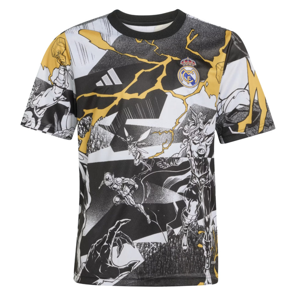 2025-2026 Real Madrid Pre Match Shirt (White) - Kids_2
