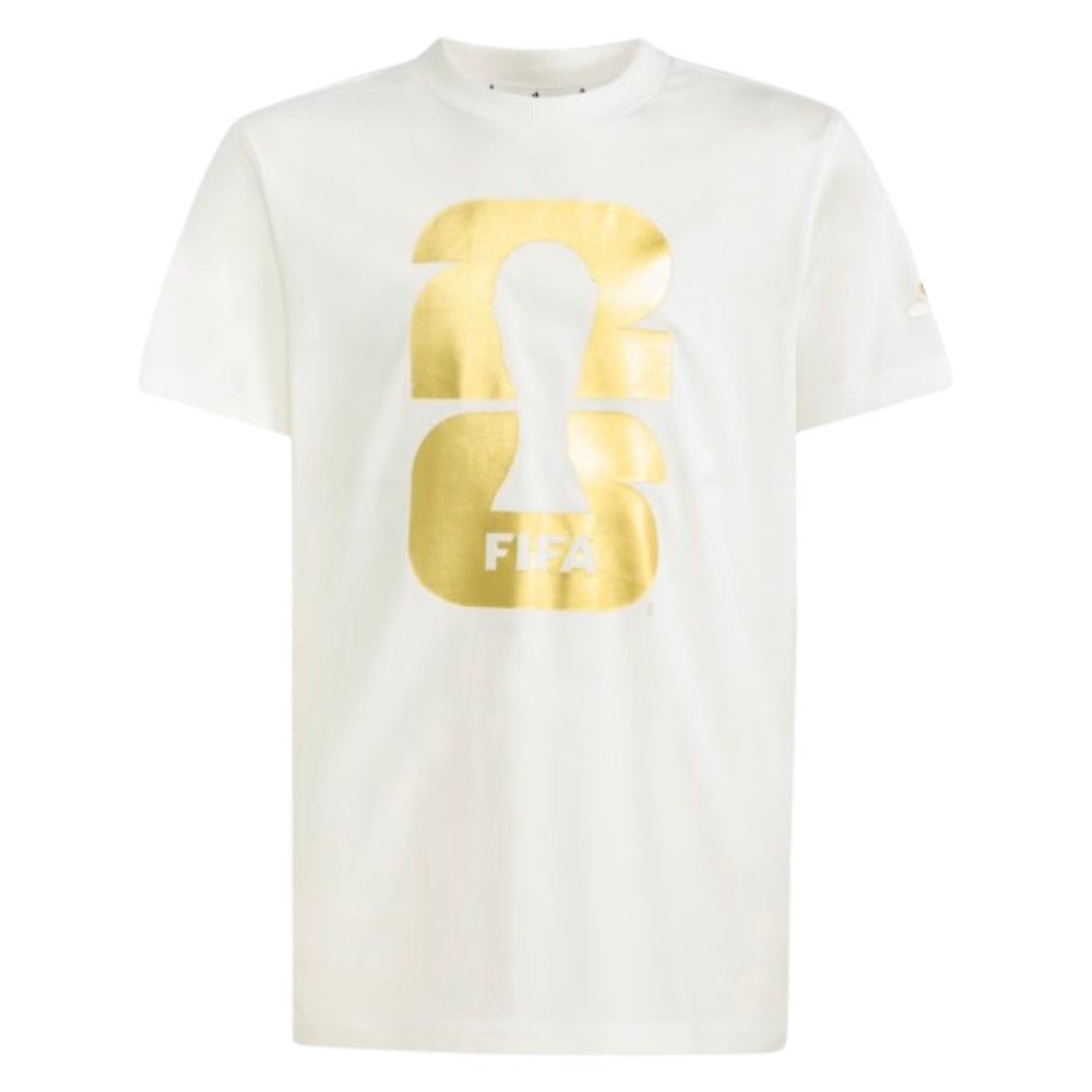 FIFA World Cup 2026 Official Emblem T-Shirt (White) - Kids_0