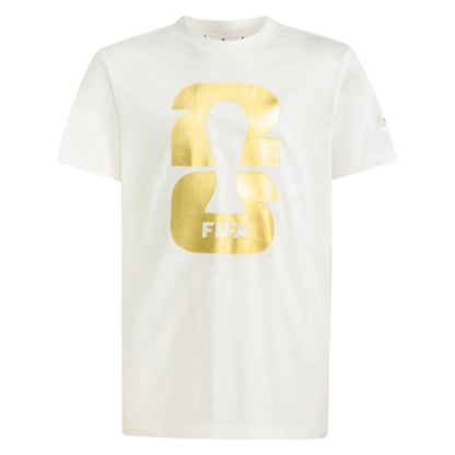 FIFA World Cup 2026 Official Emblem T-Shirt (White) - Kids_0