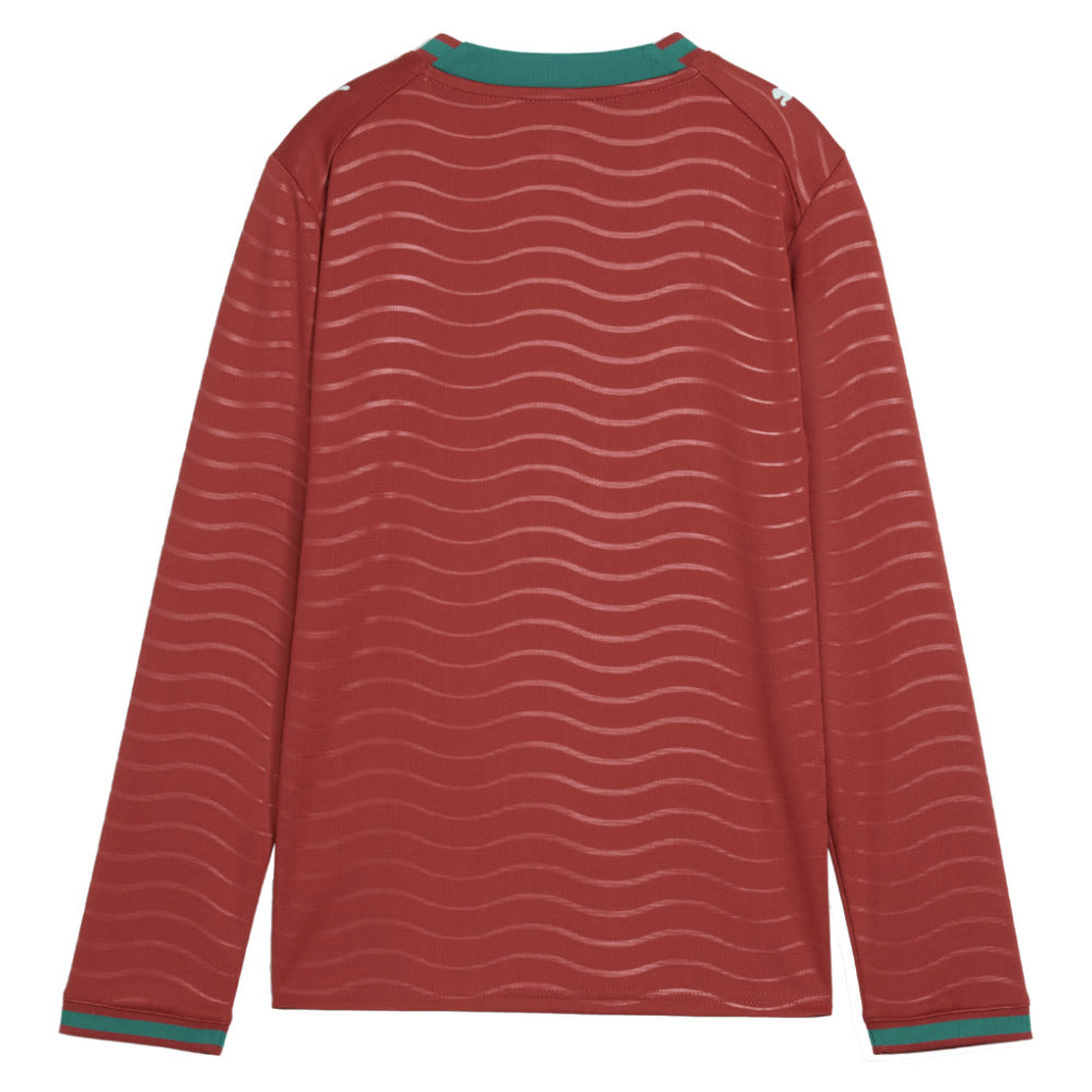 2026-2027 Portugal Long Sleeve Home Shirt (Kids)_1