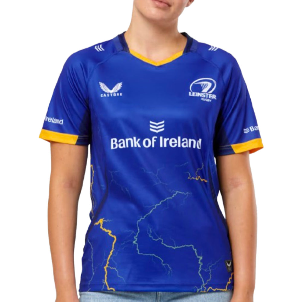 2025-2026 Leinster Home Shirt (Surf The Web) - Womens_2