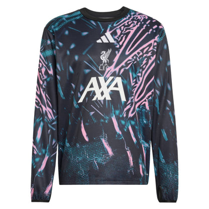 2025-2026 Liverpool Pre Match Warm Top (Black)_0
