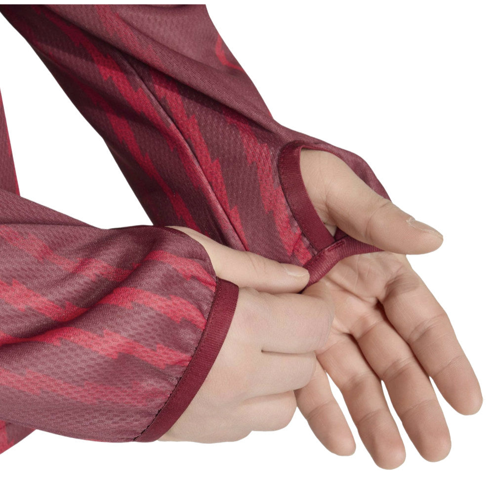 2025-2026 Arsenal Pre-Match Warm Up Top (Burgundy)_2