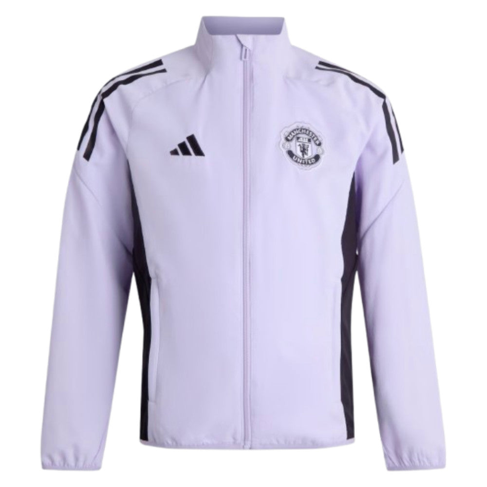 2025-2026 Man Utd Presentation Jacket (Purple Tint) - Kids_1