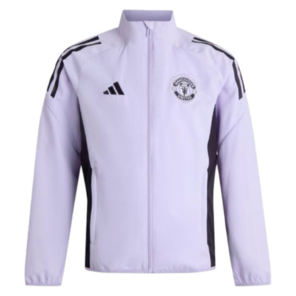 2025-2026 Man Utd Presentation Jacket (Purple Tint) - Kids_1