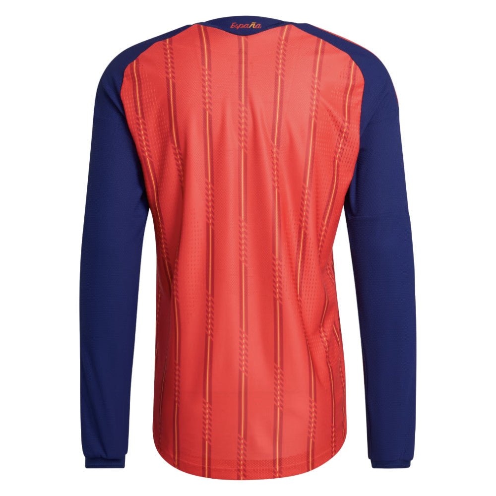 2026-2027 Spain Authentic Long Sleeve Home Shirt_3
