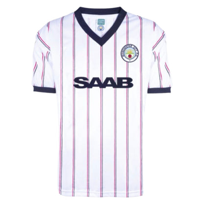 Manchester City 1982 Away Retro Football Shirt_0