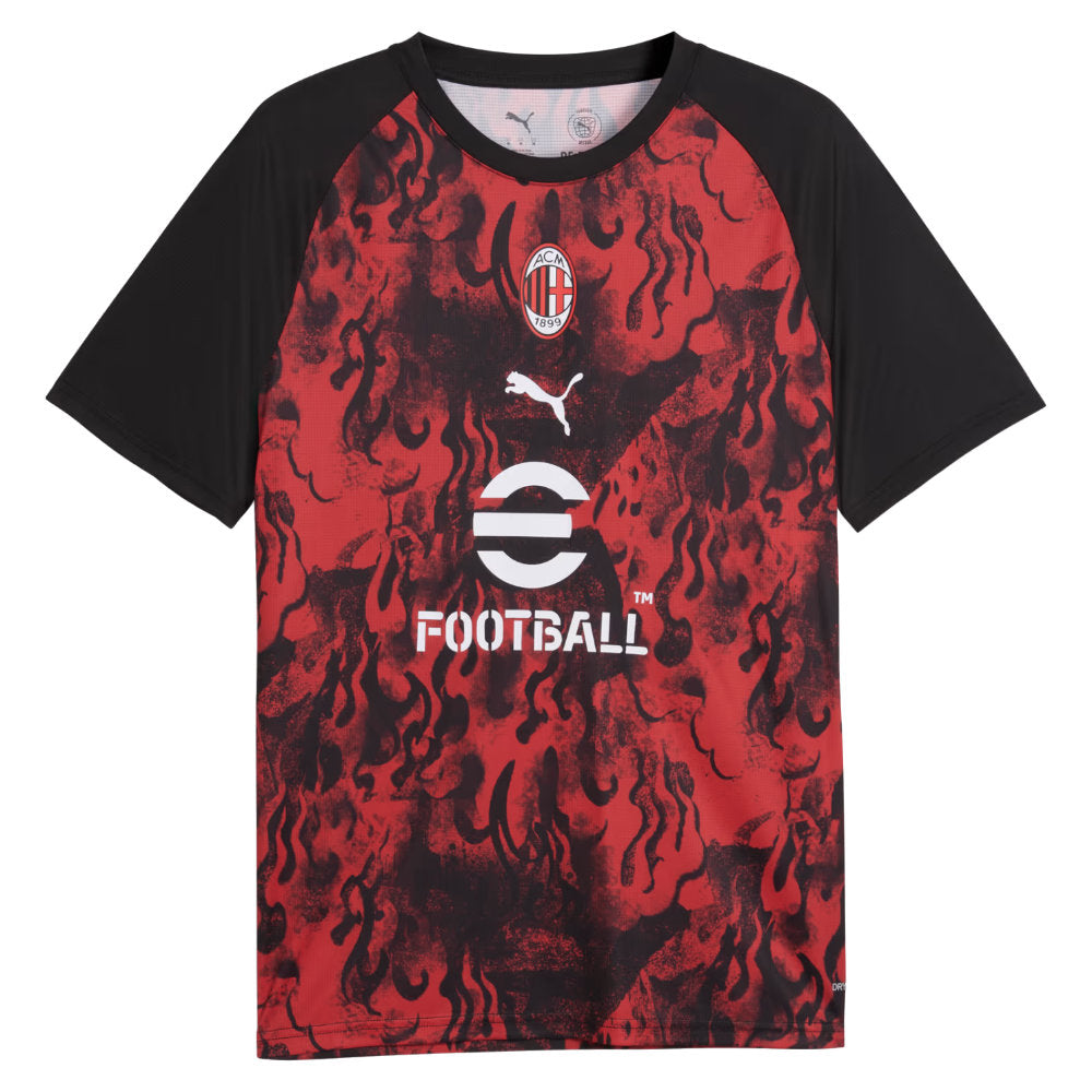 2025-2026 AC Milan Warm Up Jersey (Red)_1