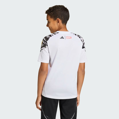 2025-2026 Real Madrid Marvel Avengers Training Shirt (White) - Kids_3