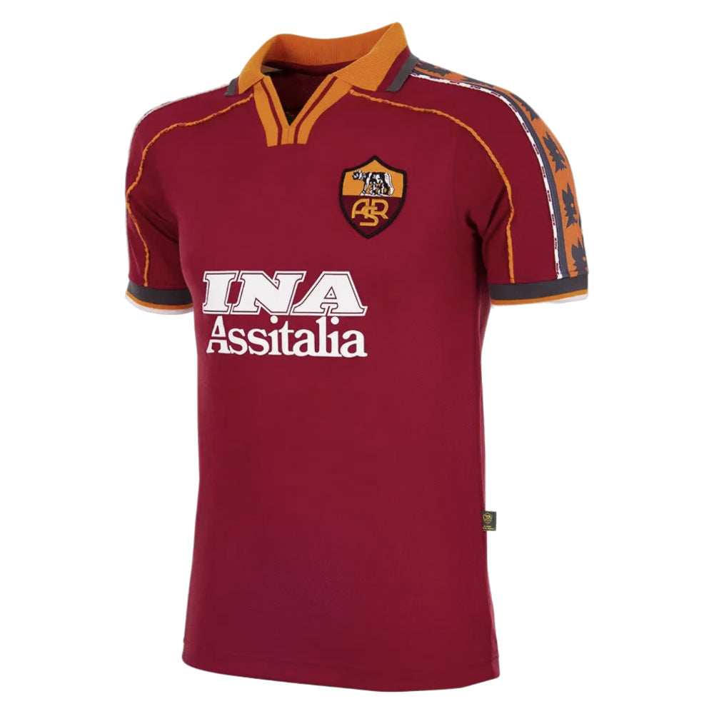 1998-1999 Roma Home Retro Football Shirt_2