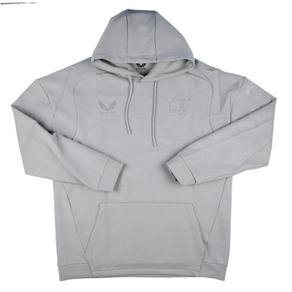 2025-2026 Leinster Rugby Travel Overhead Hoodie (Grey Marl)_1