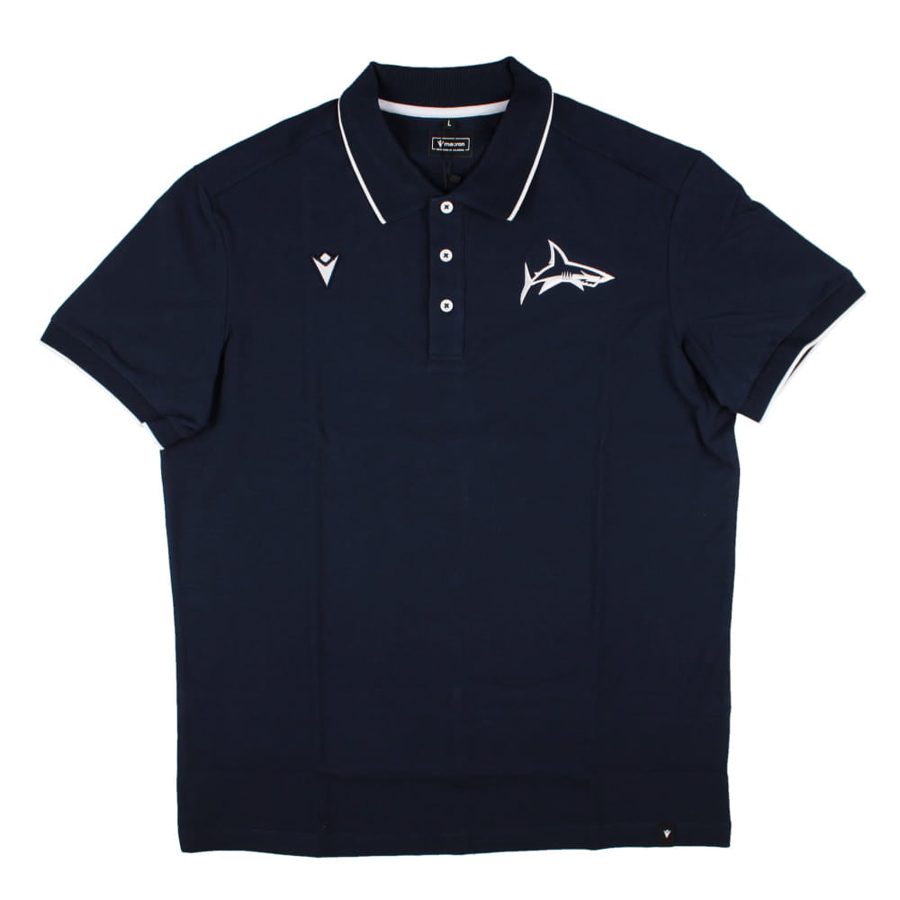 2025-2026 Sale Sharks Ath Cotton Polo Shirt (Navy)_1