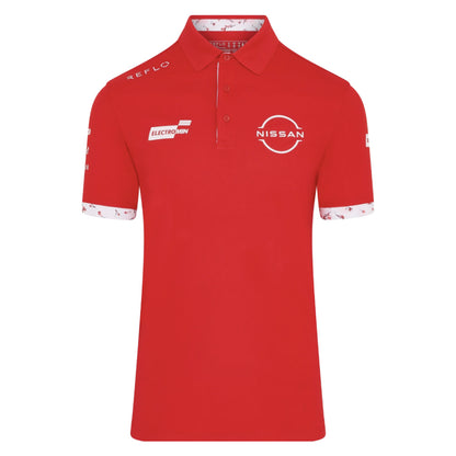 2026 Nissan Formula E Replica Polo Shirt (Red)_2