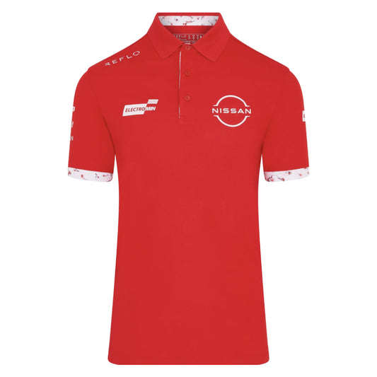 2026 Nissan Formula E Replica Polo Shirt (Red)_2