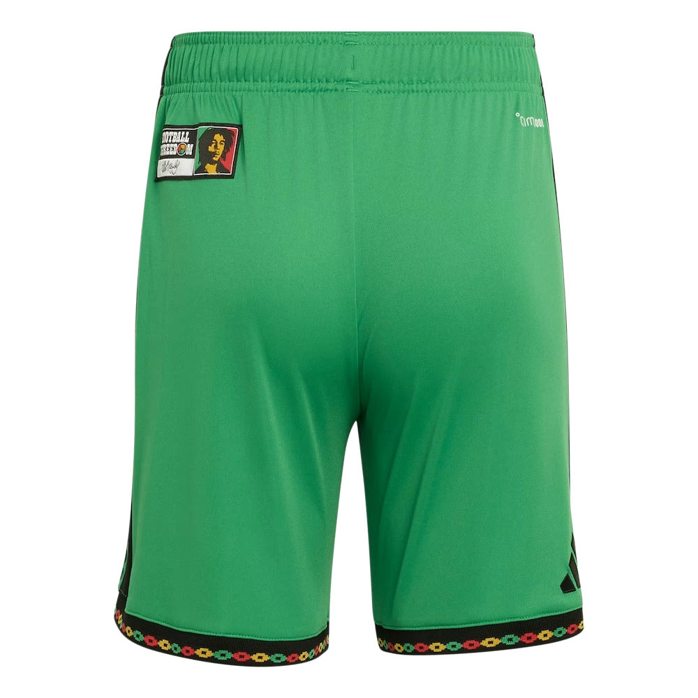 2026-2027 Jamaica Home Shorts (Green) - Kids_4