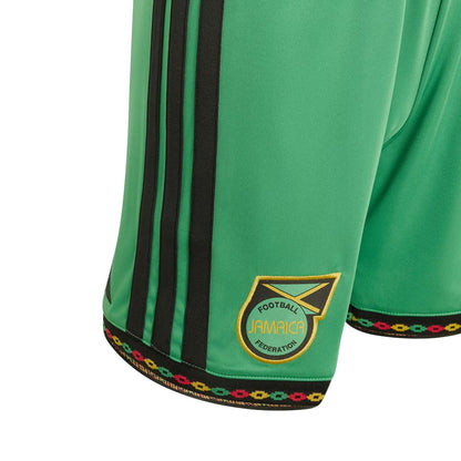 2026-2027 Jamaica Home Shorts (Green) - Kids_4
