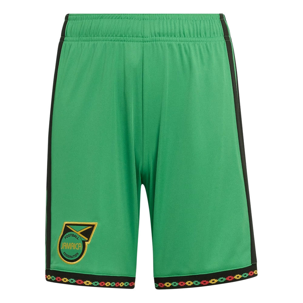 2026-2027 Jamaica Home Shorts (Green) - Kids_4
