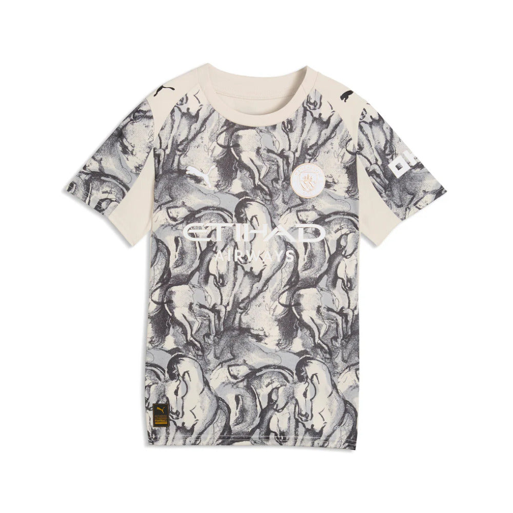 2026 Man City x Year of the Horse Jersey (Kids)_3