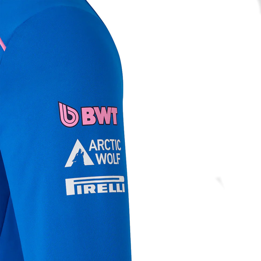 2026 Official Alpine F1 Team Quarter Zip Midlayer (Lapis Blue)_4