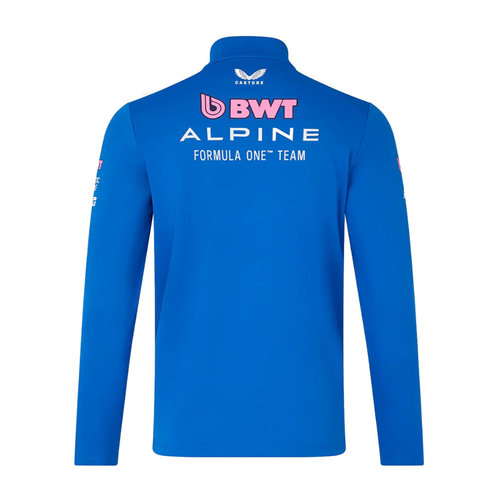 2026 Official Alpine F1 Team Quarter Zip Midlayer (Lapis Blue)_4