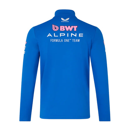 2026 Official Alpine F1 Team Quarter Zip Midlayer (Lapis Blue)_4