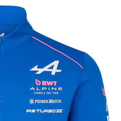 2026 Official Alpine F1 Team Quarter Zip Midlayer (Lapis Blue)_4