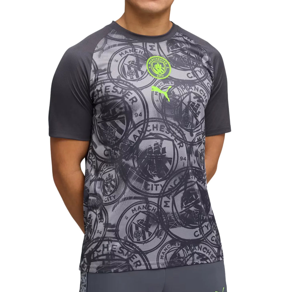 2026 Man City Warm Up Jersey (Gray)_3