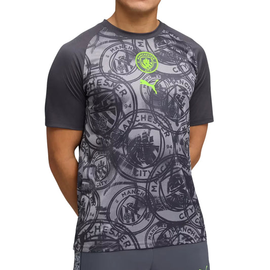 2026 Man City Warm Up Jersey (Gray)_3