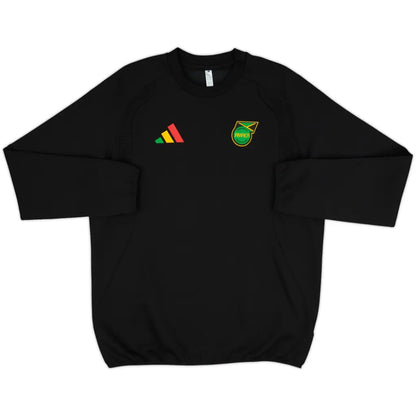 2026-2027 Jamaica Tiro Travel Crew Sweat (Black)_1