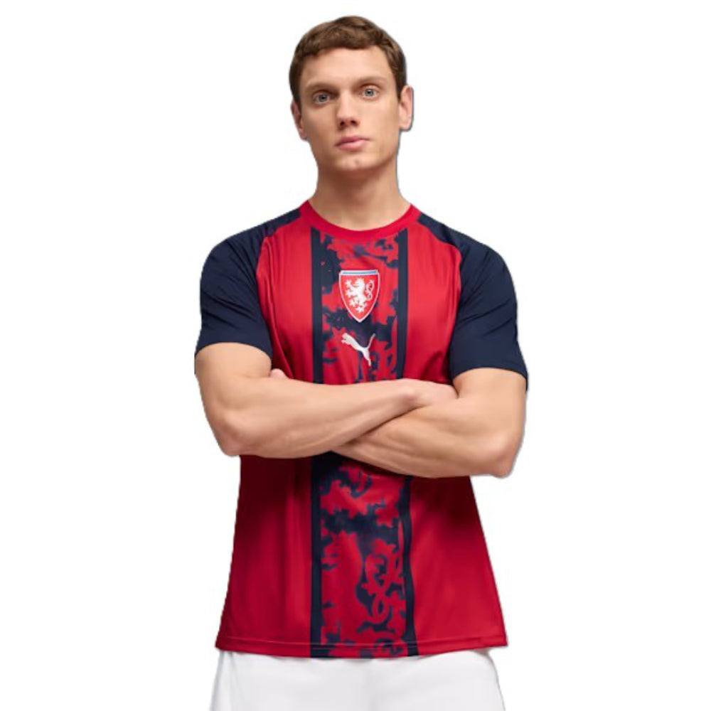 2026-2027 Czech Republic Warm Up Jersey (Dark Cherry)_3
