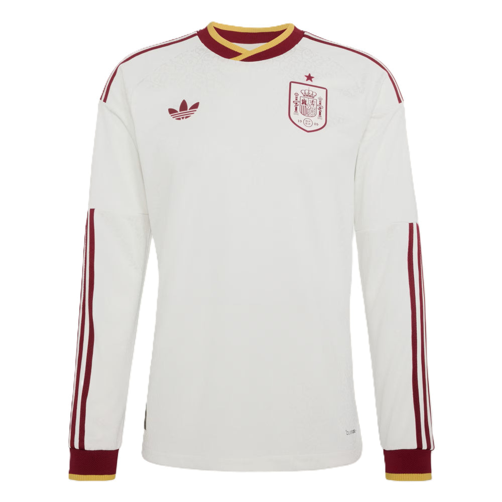 2026-2027 Spain Authentic Long Sleeves Away Shirt_2