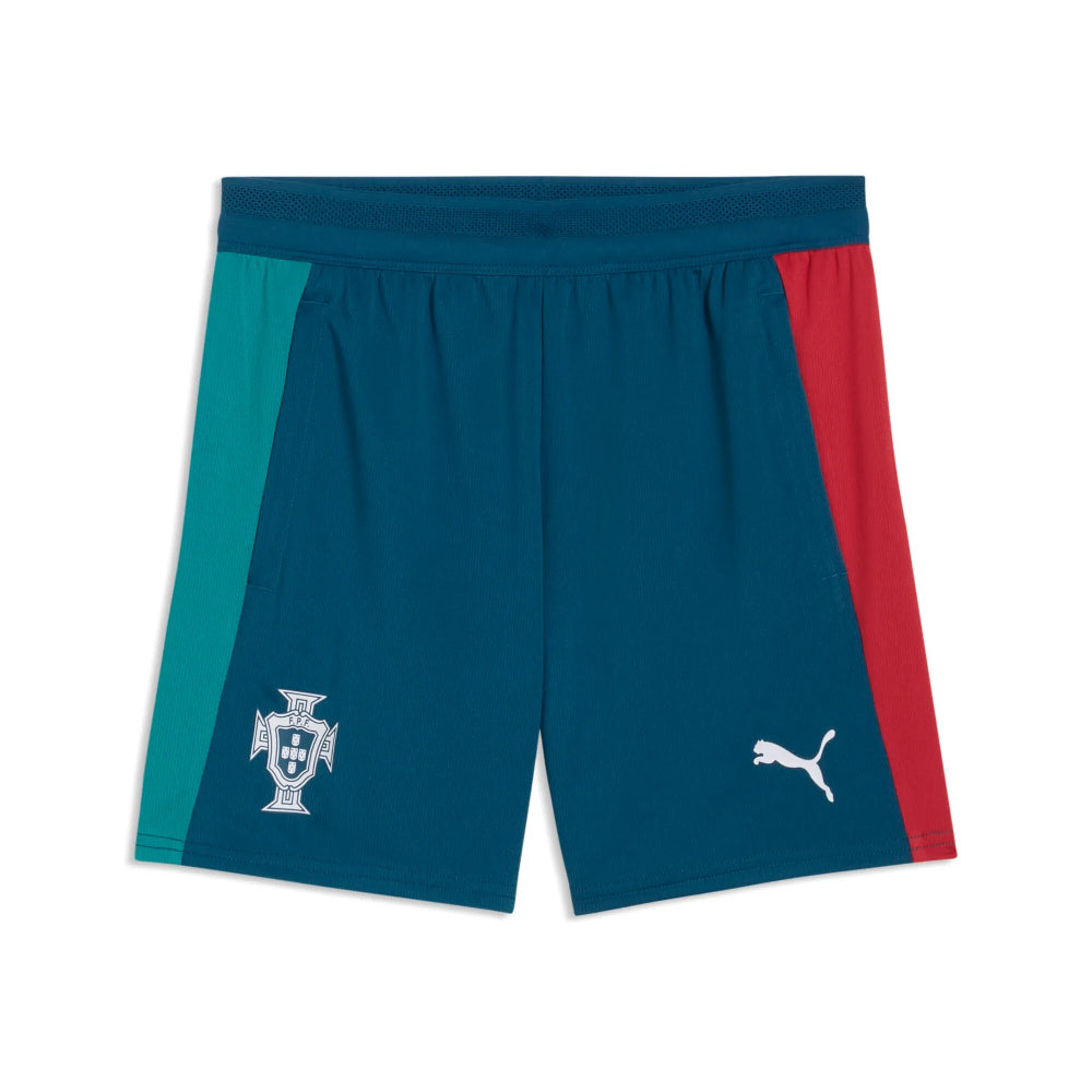 2026-2027 Portugal Training Shorts with pockets (Ocean Tropic) - Kids_1